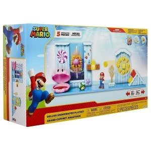 Image of Nintendo Underwater (Super Mario) Deluxe Playset