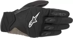 Image of Alpinestars Shore Gloves, black-white Size M black-white, Size M