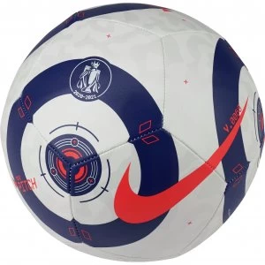 Image of Nike Premier League Size 5 Football - White and Blue