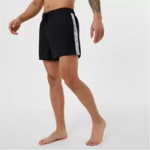 Image of Jack Wills Side Tape Swim Short - Black