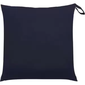 Image of Plain Outdoor Cushion Cover (One Size) (Navy) - Furn