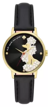 Image of Kate Spade KSW1807 Metro (34mm) Black Poodle Dial / Black Watch