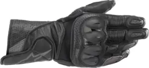 Image of Alpinestars SP-2 V3 Motorcycle Gloves, black-grey, Size S, black-grey, Size S