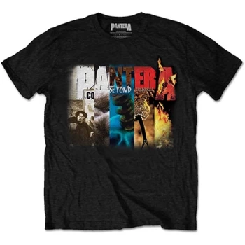 Image of Pantera - Album Collage Unisex Medium T-Shirt - Black
