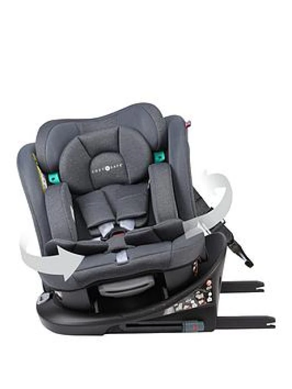 Image of Cozy N Safe Vesta 360&deg; 40-150cm Child Car Seat - Slate, Grey EST318-1