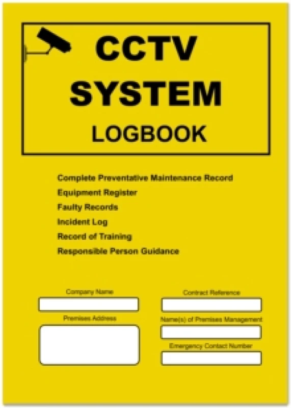 Image of CCTV Logbook Paperback / softback