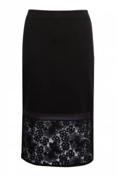 Image of French Connection Deloas Lucky Layer Pencil Skirt Black
