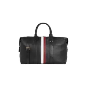 Image of Tommy Hilfiger Th Premium Leather Duffle - Black