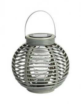 Image of Rattan Style Solar Lantern
