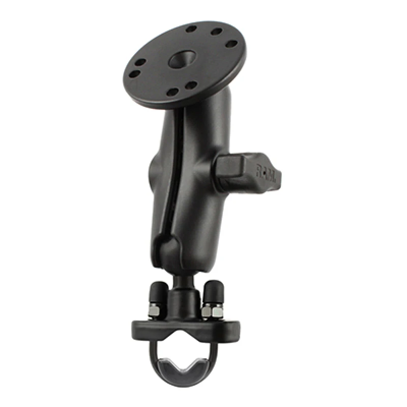 Image of RAM Mounts Handlebar U-Bolt Double Ball Mount with Round Plate