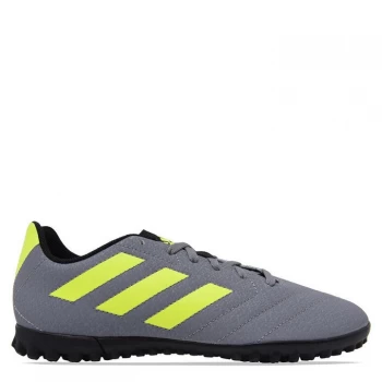 Image of adidas Goletto Junior Astro Turf Trainers - Grey/SolYellow