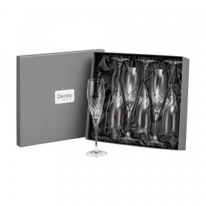 Image of Rio Leadless Crystal Champagne Flute Pack Of 6