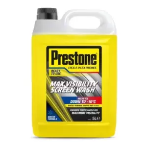 Image of Prestone Maximum Visibility Screen Wash Winter 5L