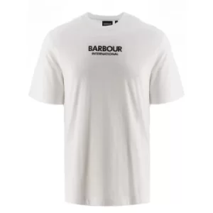 Image of Barbour International White Formula T-Shirt