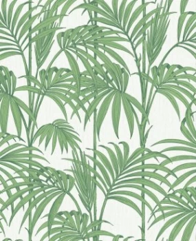 Image of Julien Macdonald Honolulu Wallpaper - Palm Green.