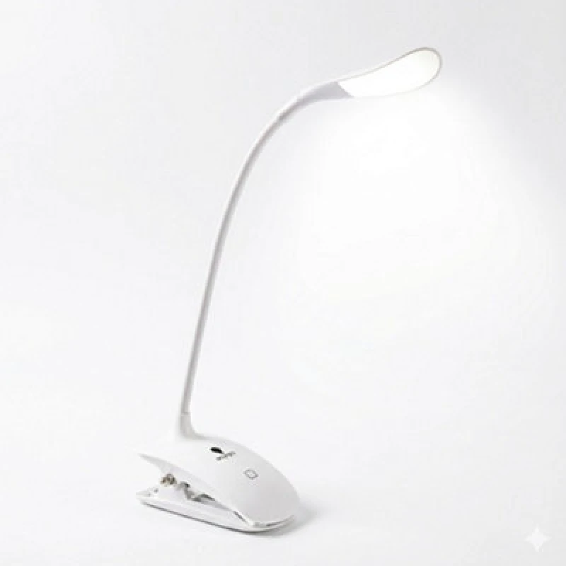 Image of Smart Clip-On Lamp Portable Rechargeable Daylight LED Reading & Craft Light