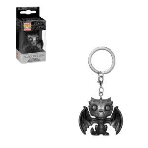 Image of Game of Thrones Iron Drogon Funko Pop! Vinyl Keychain