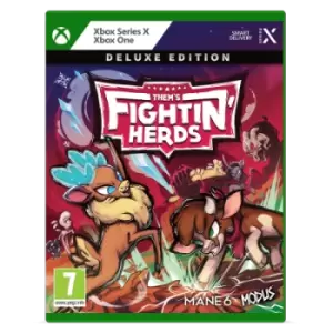 Image of Thems Fightin Herds Deluxe Edition Xbox One Series X Game
