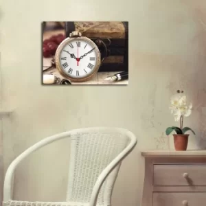 Image of 3040CS-96 Multicolor Decorative Canvas Wall Clock