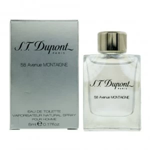 Image of S.T. Dupont 58 Avenue Montaigne Pour Homme Eau de Toilette For Him 5ml