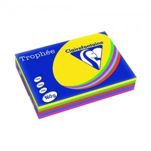 Image of Trophee Card A4 160gm Intensive Assorted Pack of 250 1713C