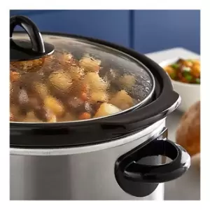 Image of Tower T16029BF 5 5 Litre Slow Cooker in Stainless Steel