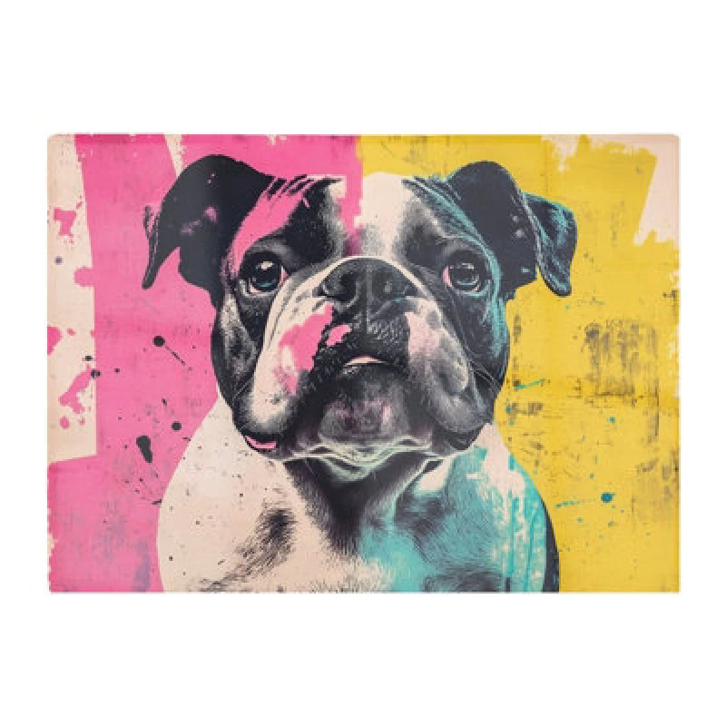 Image of Warren Reed Designer Banksy Inspired Bulldog Chopping Board