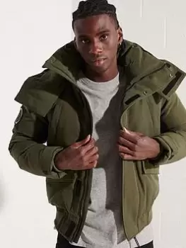 Image of Superdry Code Everest Padded Jacket, Moss Size XL Men