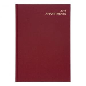 Image of Office 2019 Appointment Diary Day To Page A4 Red 941068