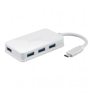 Image of D Link USB-C to 4-Port USB 3.0 Hub