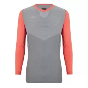 Image of Umbro pro Long Sleeve Baselayer Top Mens - Red