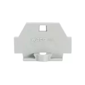 Image of Wago 261-361 End Plate, Grey, Pk10