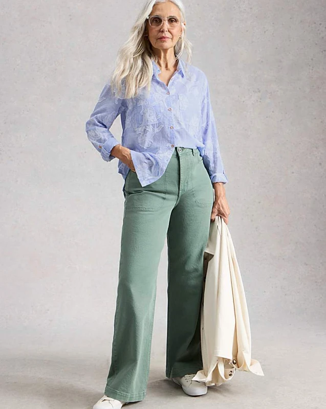 Image of White Stuff White Stuff Sophie Shirt Blue Multi-Coloured - White Stuff - Size: 14 Blue Multi-Coloured Female 14 ZD48503