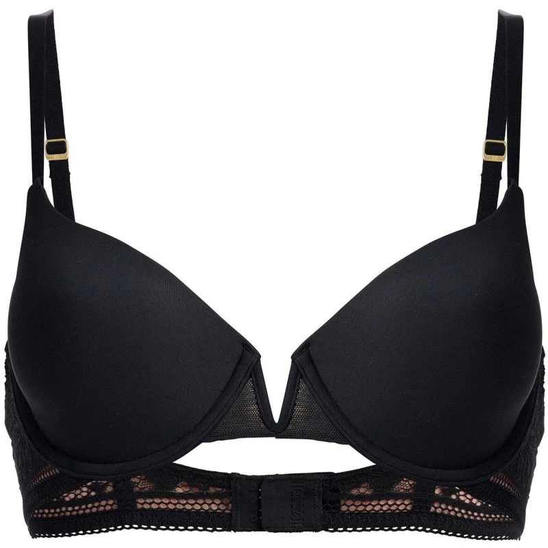 Image of Wolford LIGHTLY LINED DEMI BRA Black female 32A