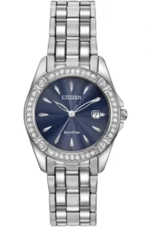 Image of Ladies Citizen Silhouette Crystal Watch EW2350-54L