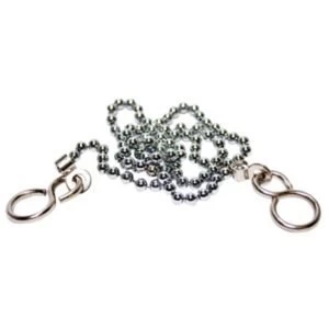 Image of Plumbsure Metal Plastic Chain Eye Chrome Effect