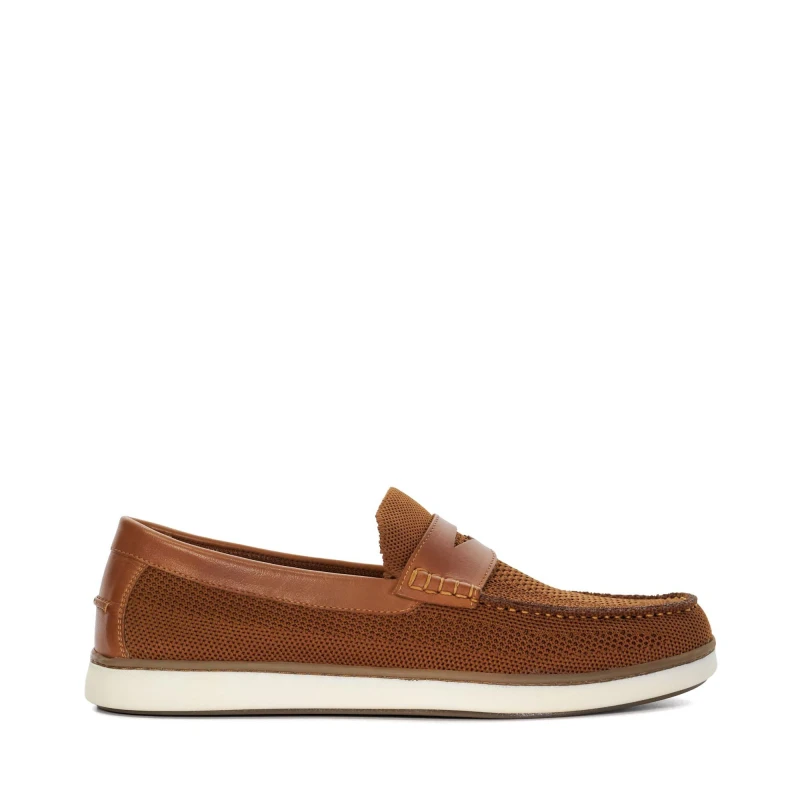 Image of Dune London Mens Berklee Loafers Tan male 7 (41)