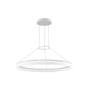 Image of Leds-C4 GROK - Integrated LED 1 Light Dimmable Large Ceiling Pendant White