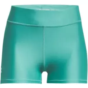 Image of Under Armour HeatGear Mid Shorty Shorts Womens - Green