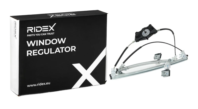 Image of RIDEX 1561W0082 Window regulator Right Front, Operating Mode: Electric, without electric motor Window Winder (1561)