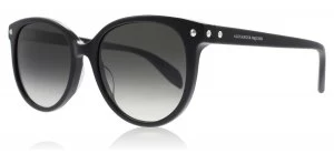 Image of Alexander McQueen AM0072S Sunglasses Black 001 54mm