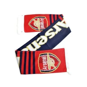 Image of Arsenal Stripe Jacquard Knit Scarf