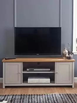 Image of Gfw Lancaster 2 Door Large TV Cabinet - Fits Up To 55" TV - Grey