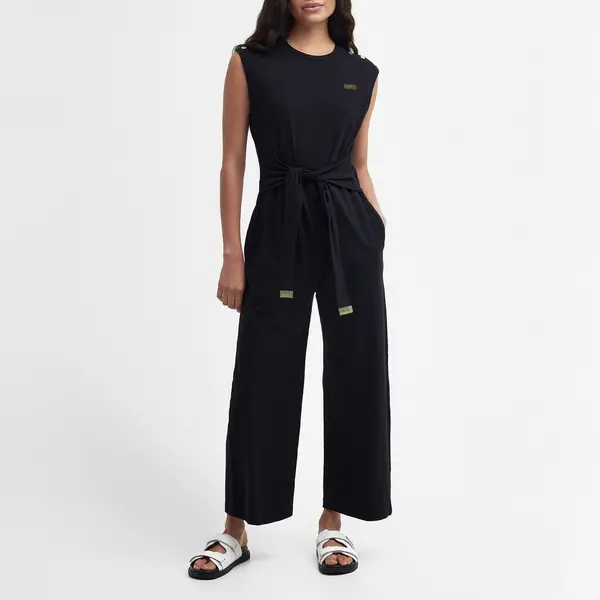 Image of Barbour International Bluford Stretch Cotton Jumpsuit - UK 8