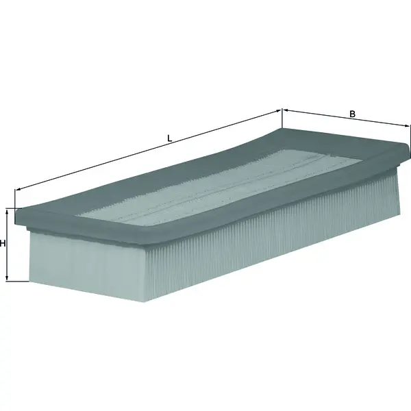 Image of x1 Mahle Air Filter Filter Insert LX1601 70360573 Made in FR