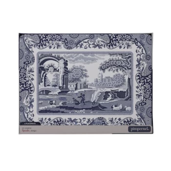 Image of Pimpernel Set of 6 Placemats - Blue Italian