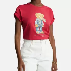 Image of Polo Ralph Lauren Short Sleeve Cotton Bear T-Shirt - L