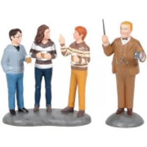 Image of Harry Potter Village Professor Slughorn and His Students 7cm