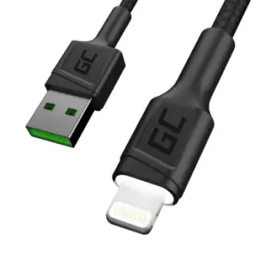 Image of KABGC05 - 1.2 m - Lightning - USB A - Male - Male - Black