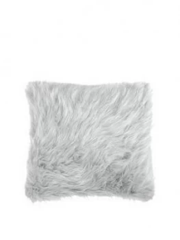Image of Catherine Lansfield Metallic Faux Fur Cushion